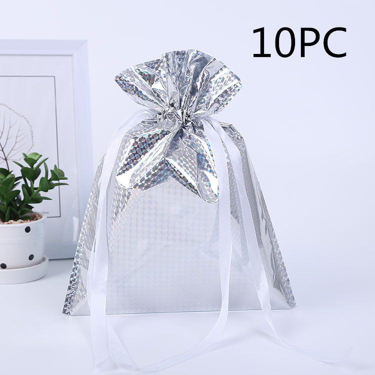 Christmas Gift Wrapping Bag Drawstring Decoration | Xmas Holiday Decor
