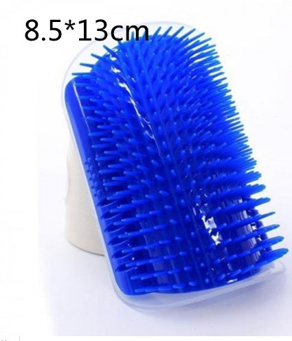 Cat Self-Grooming Corner Brush - Wall-Mounted Massage Comb for Cats