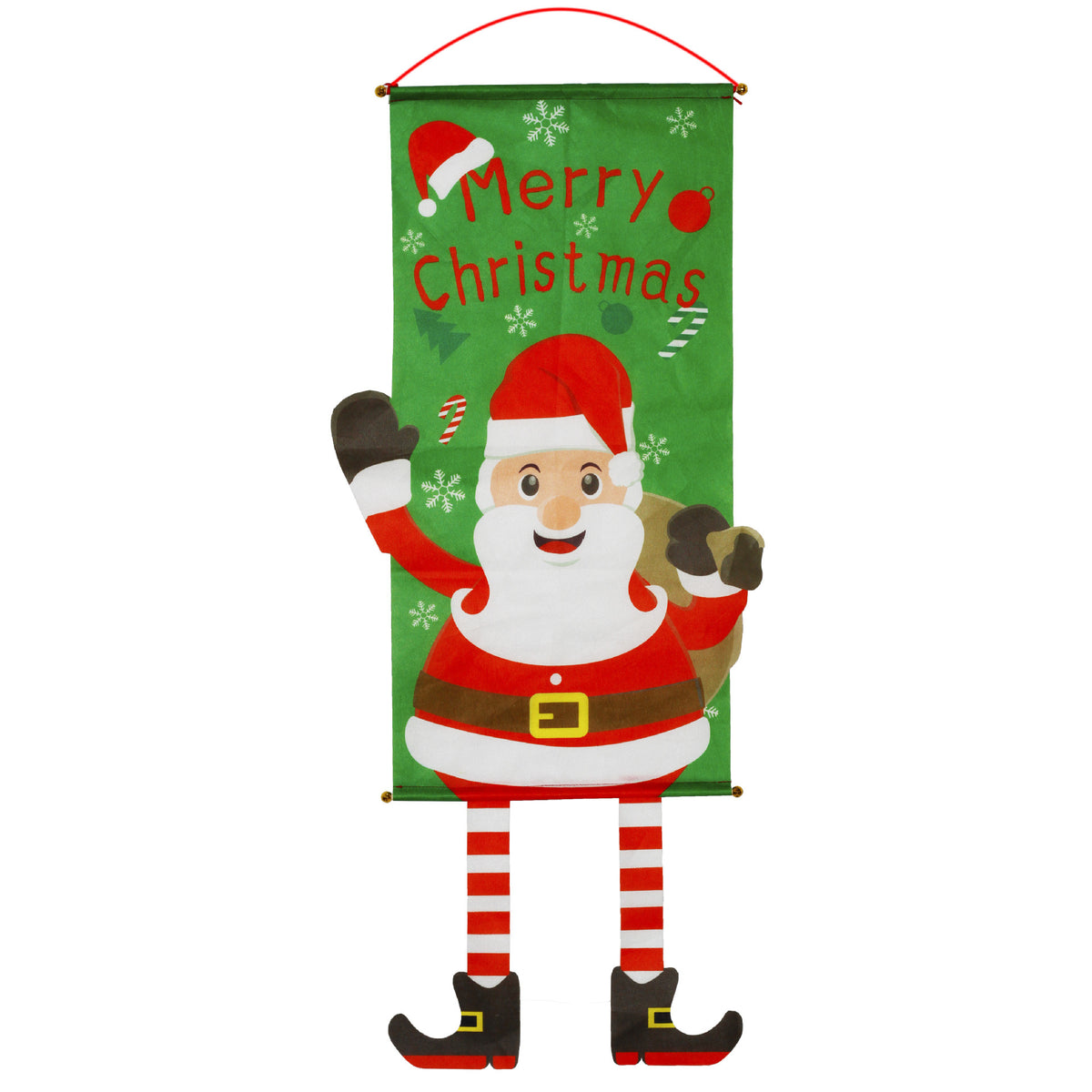 Christmas Decorations Couplets Curtains Banners Pull Flags Hanging