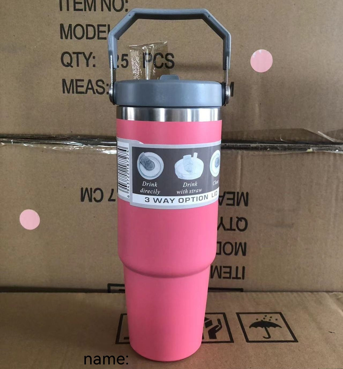 Portable Stainless Steel Car Travel Cup - Insulated Tumbler