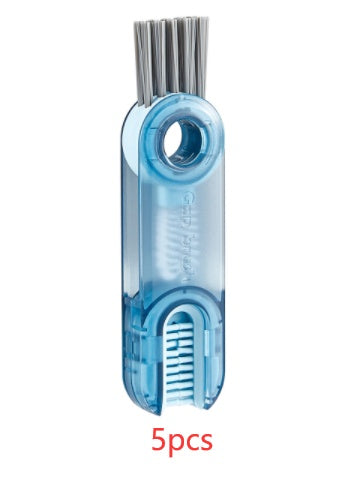 3 in 1 Tiny Bottle Cup Cover Brush Straw Cleaner Tools