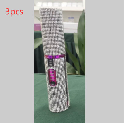 2-in-1 Electric USB Hair Straightening Brush Straightener