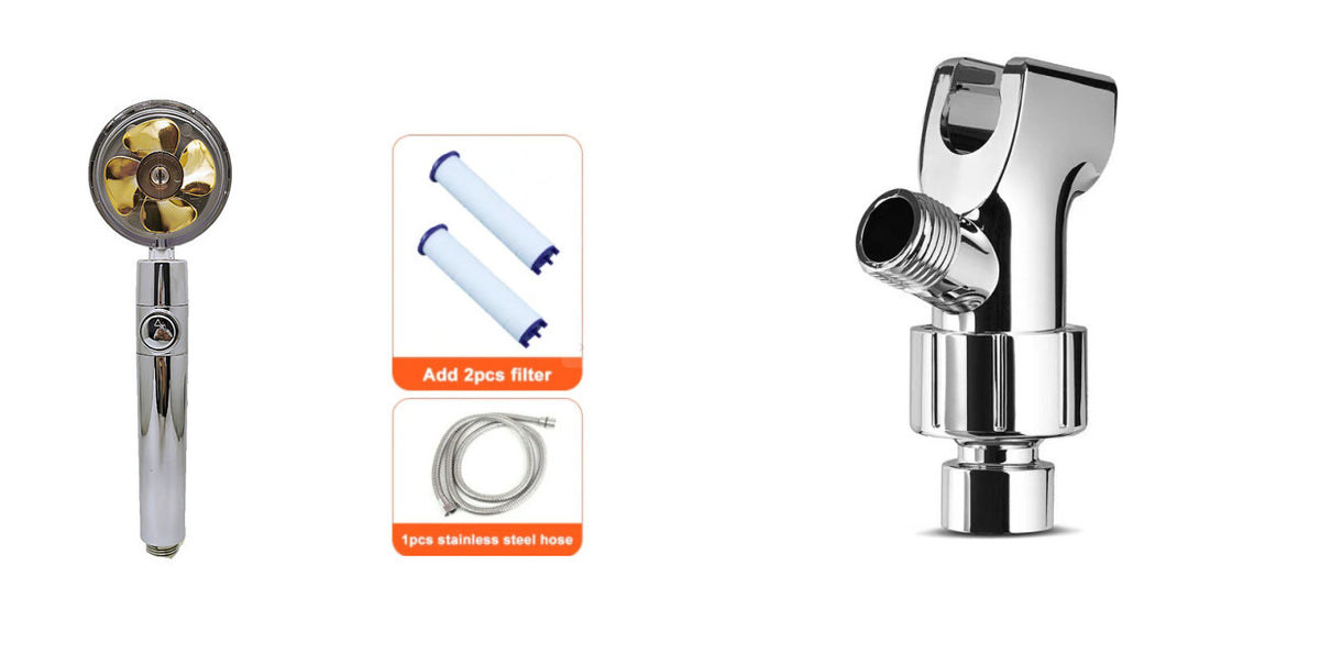 360° Rotating Water Saving Shower Head - High Pressure Rain Spray Nozzle