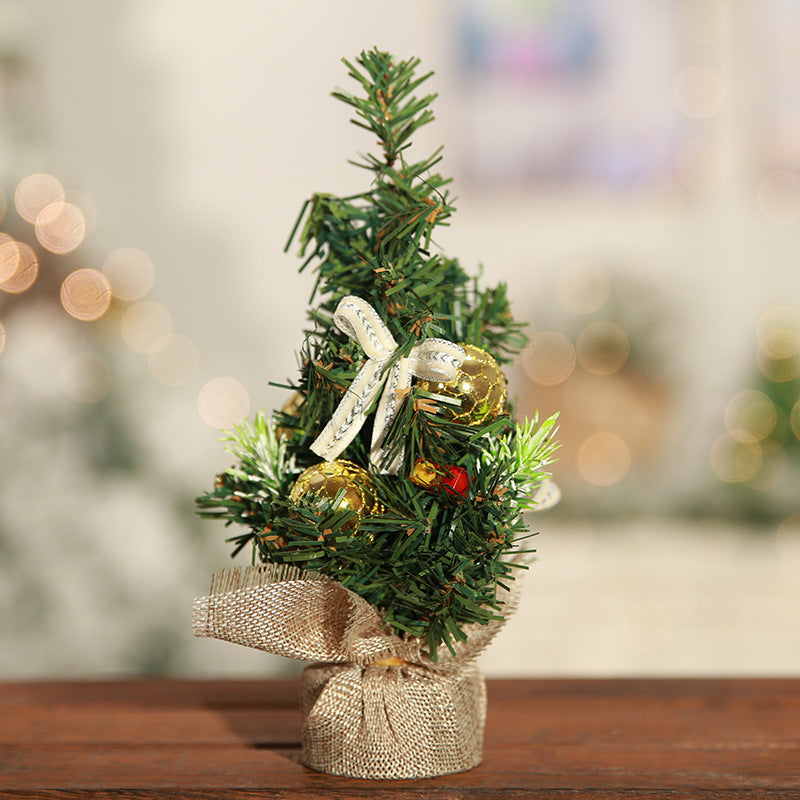 Christmas Mini Tree Desktop Decoration | Xmas Holiday Decor