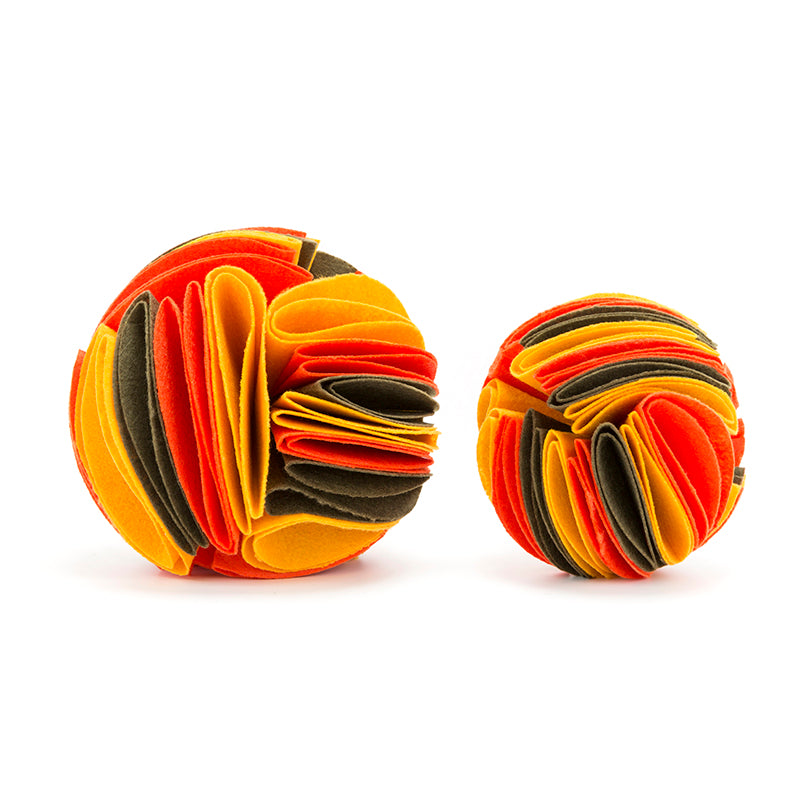 Foldable Dog Snuffle Ball - Treat Hiding IQ Training Toy for Dogs & Cats