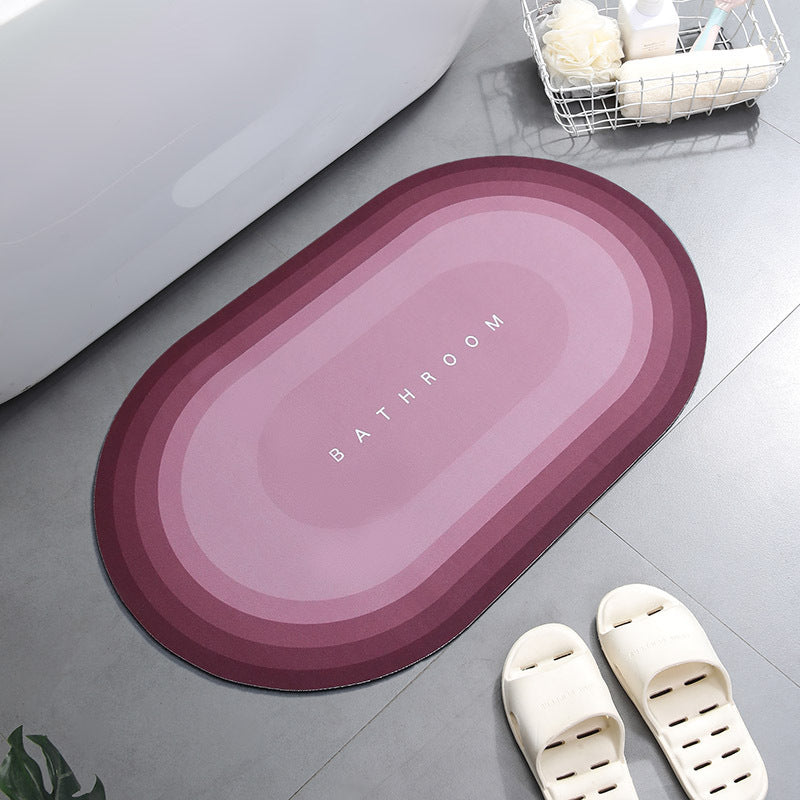 Super Absorbent Quick-Dry Bath Mat - Non-Slip Shower Rug