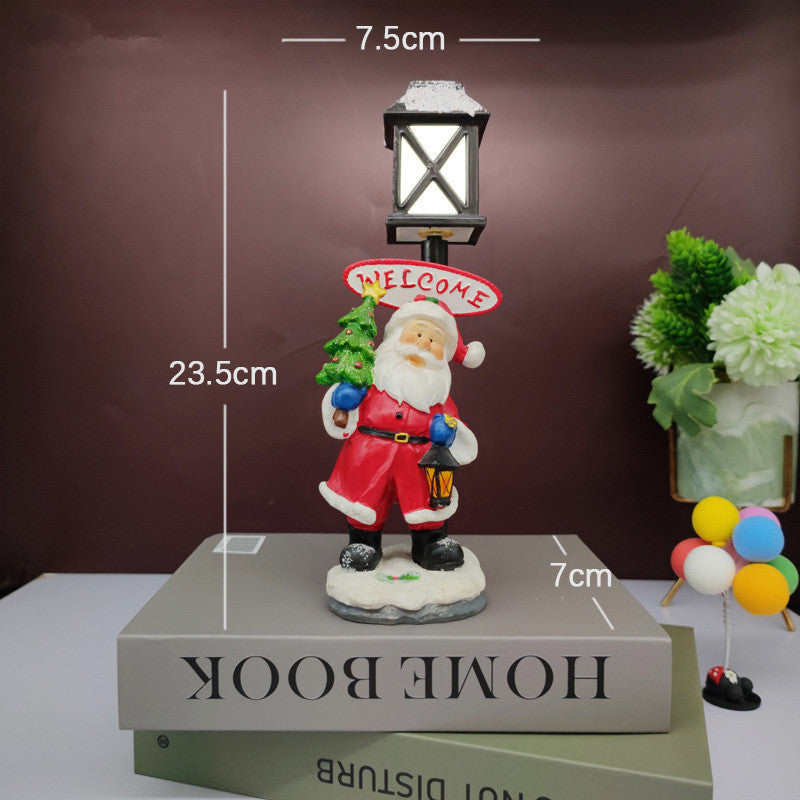 Christmas Gifts Resin Snowman Night Light Decoration Crafts | Xmas Holiday Decor