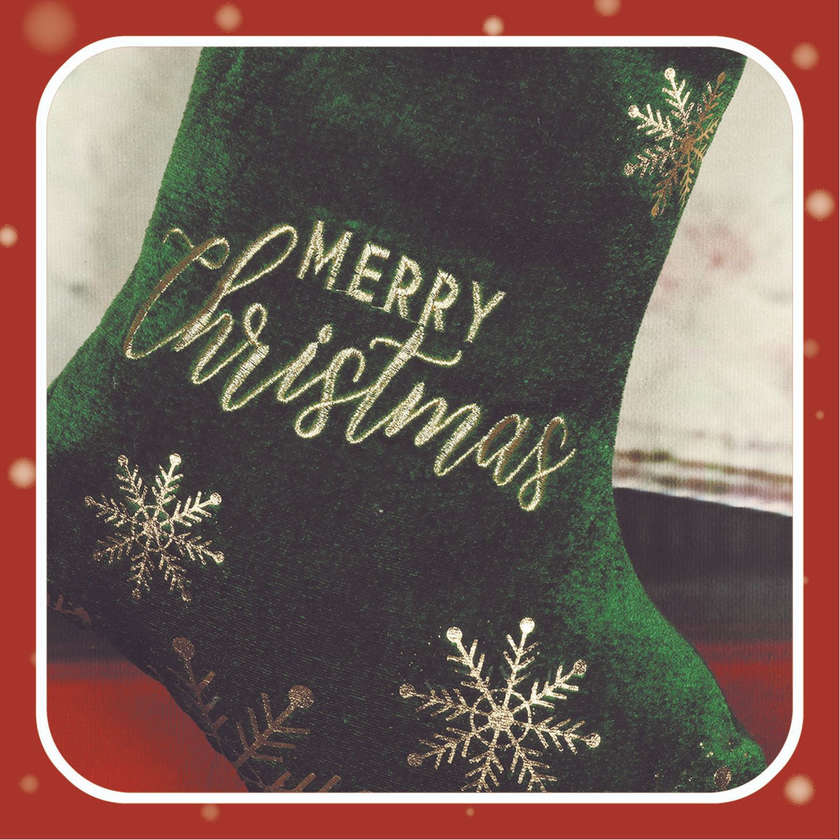 Christmas Decorative Stockings Embroidery Candy | Xmas Holiday Decor
