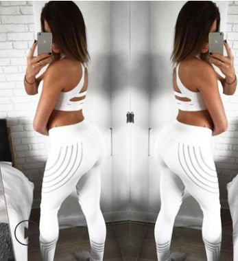 Women Workout Leggings Pants Leggins Fitness Night Glowing Autumn