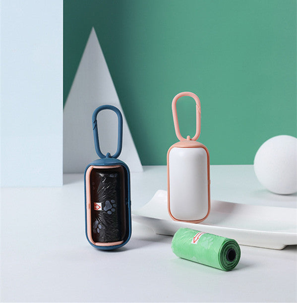 Mini Dog Poop Bag Holder - Portable Clip-On Waste Bag Dispenser