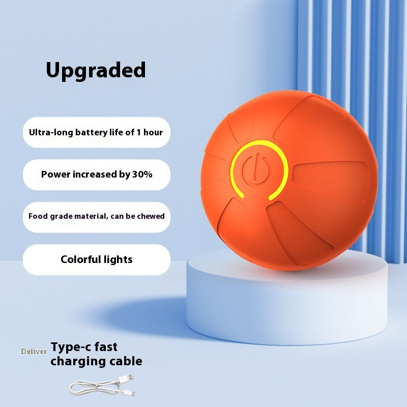Automatic Jumping Dog Ball - Light-Up Interactive Bouncing Toy for Dogs