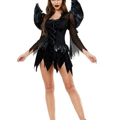 Dark Angel Costume Halloween Cosplay Fallen