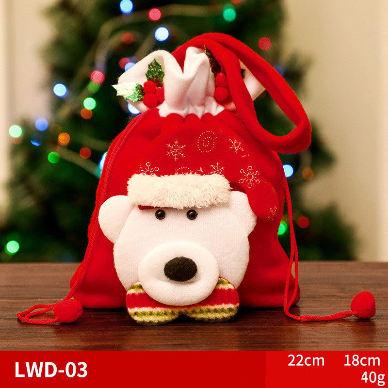 Christmas Gift Portable Brushed Bag | Xmas Holiday Decor
