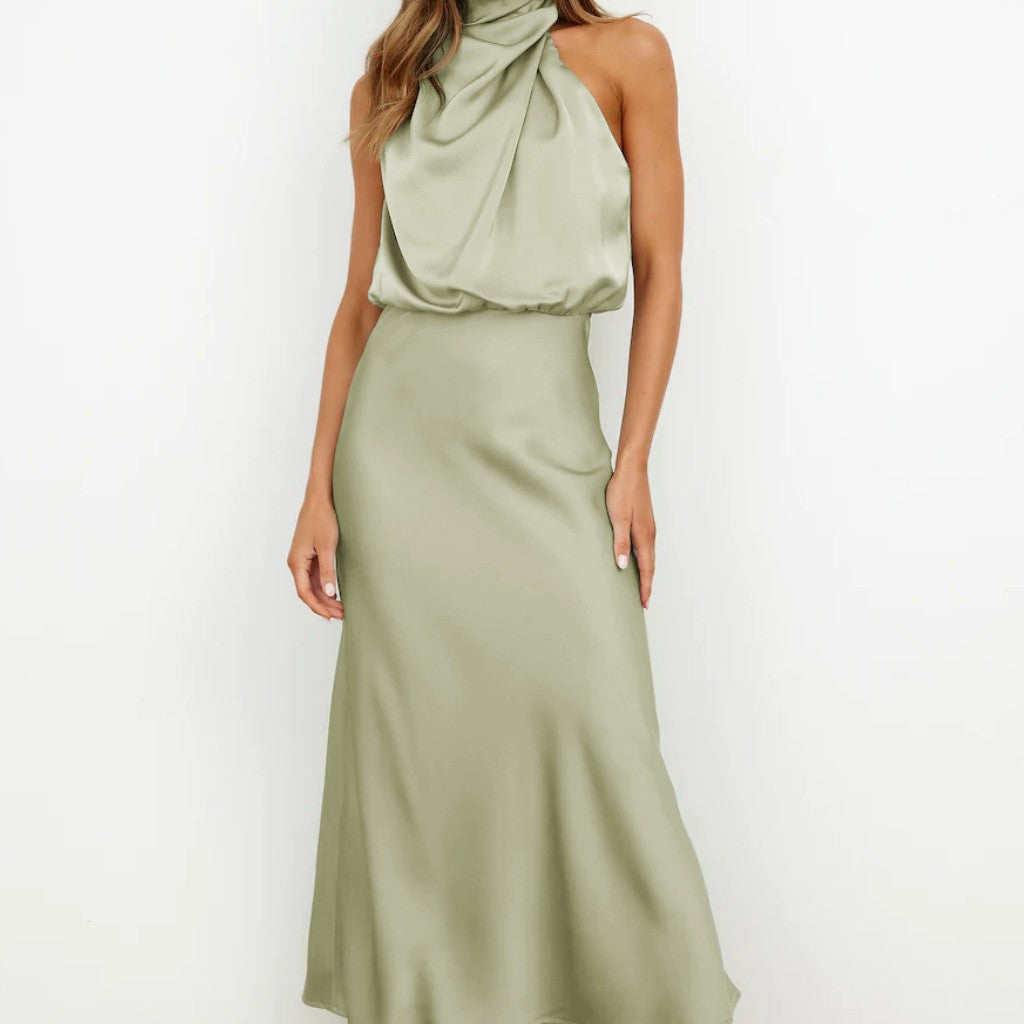 Summer Sleeveless Dress Fashion Elegant Evening Party Club Clothing