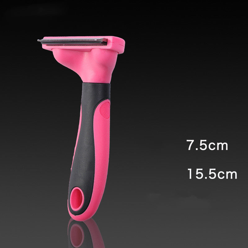Pet Detangling Brush - Ergonomic Dog & Cat Grooming Comb