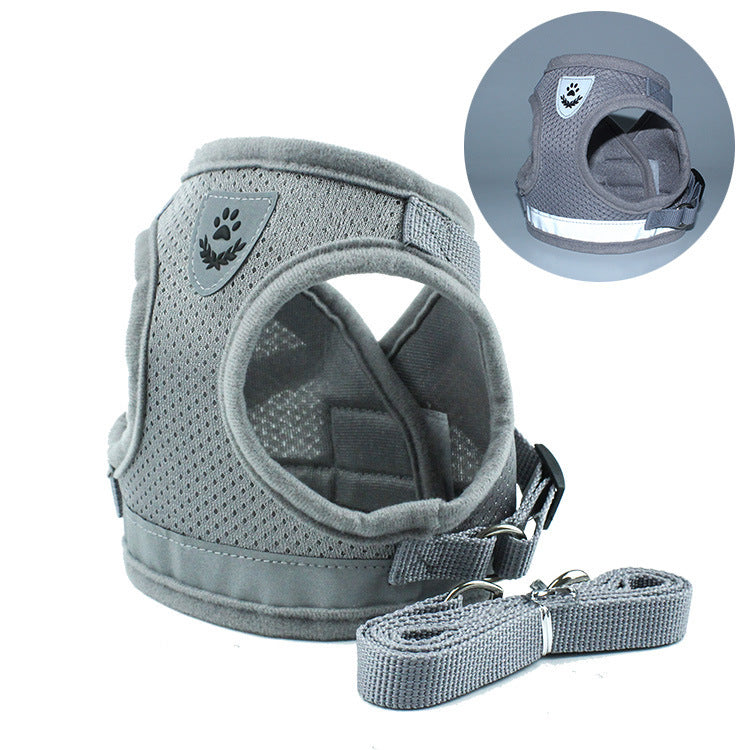 Pet Car Seat Belt Harness Set - Adjustable Dog Harness with Seat Belt Leash