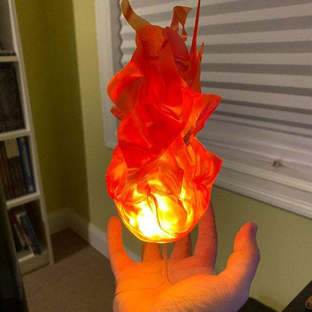 Halloween Floating Fireball Flame Ornaments Creative Props Party Role