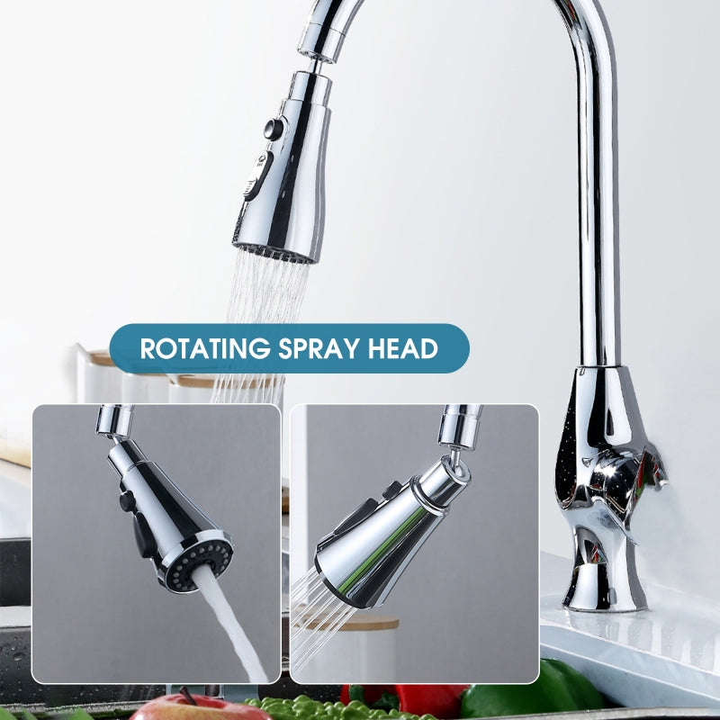 Universal Pressurized Anti-Splash Faucet Sprayer - Tap Extender