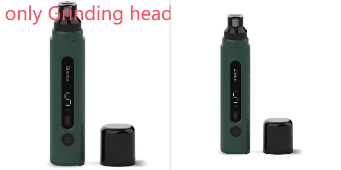 Super Quiet Dog Nail Grinder - Rechargeable 5-Speed Pet Nail Trimmer for Dogs & Cats