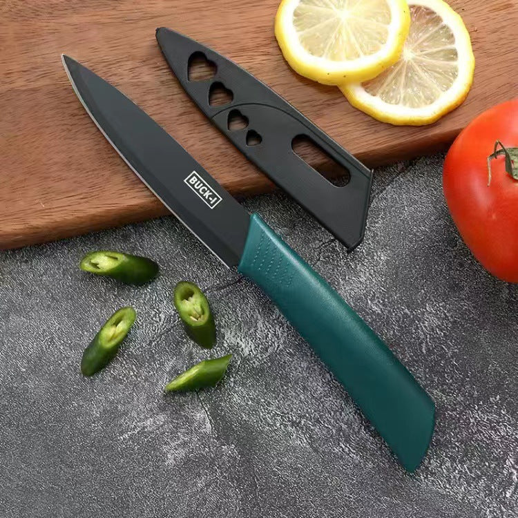 Stainless Steel Kitchen Knife Set - Chef Knives with Block