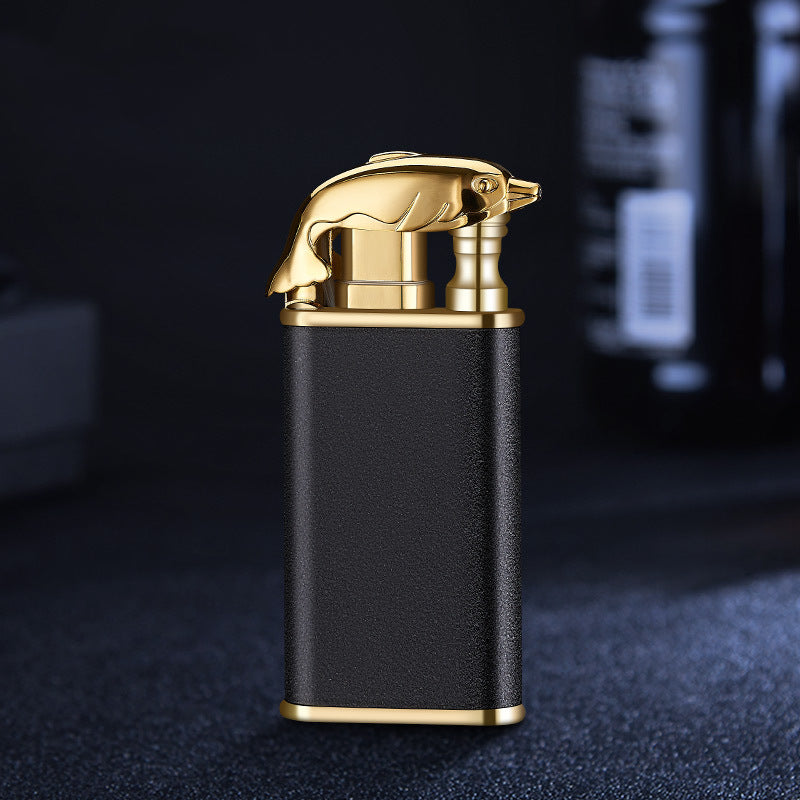 Crocodile and Dolphin Design Butane Lighter