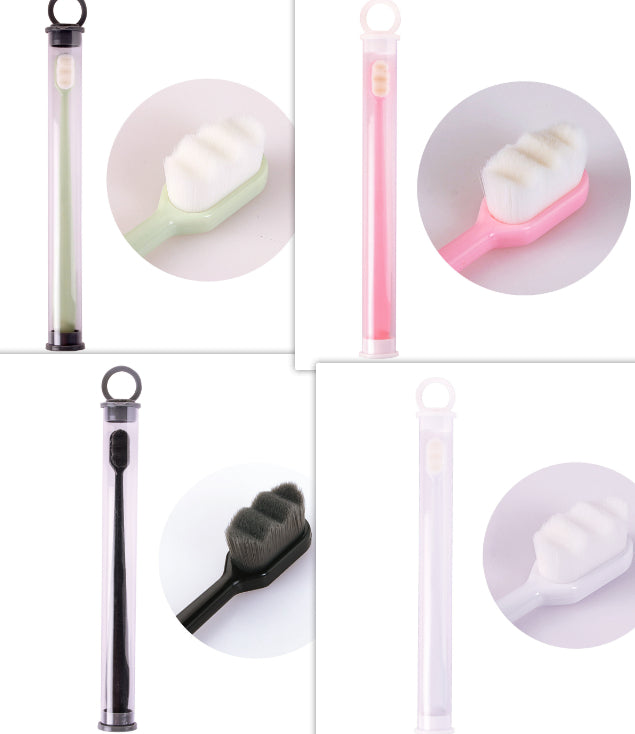 Ultra-Fine Super Soft Bristle Toothbrush - Gentle Gum Care