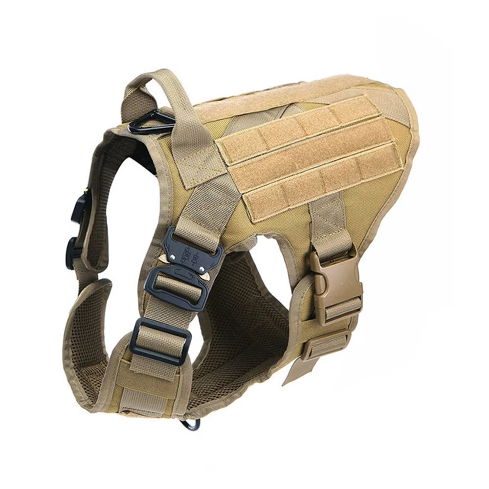 Tactical Dog Harness & Leash Set - 1000D Nylon Training Vest (Ships from US)