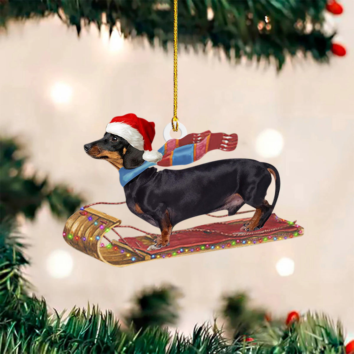 Christmas Sausage Dog Decorations Home | Holiday Gift