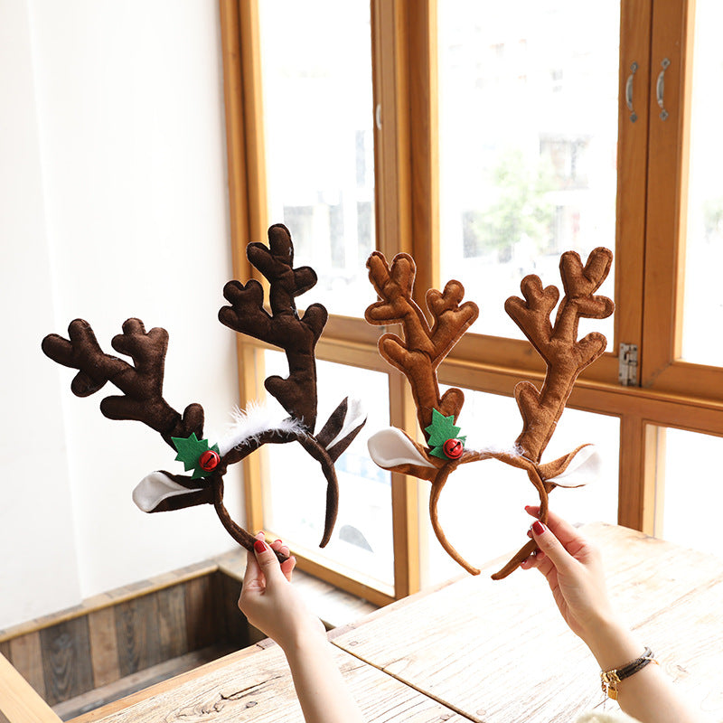 Christmas Big Deer Horn Headband | Holiday Gift