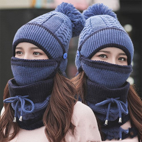 Plus Velvet Thick Bib Mask – Women's Fashion