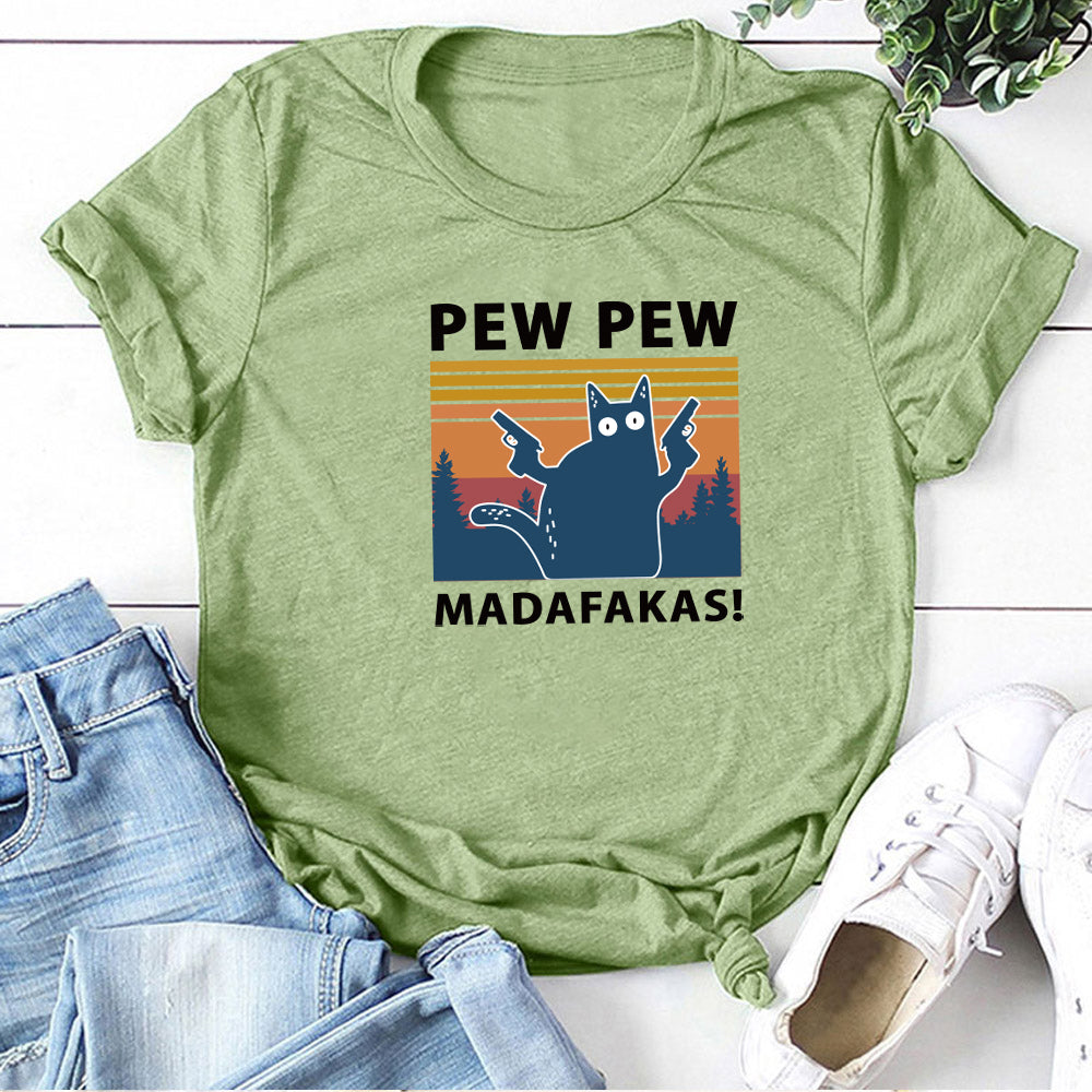 Short Sleeve Pew Maddakas T-Shirt Size Top