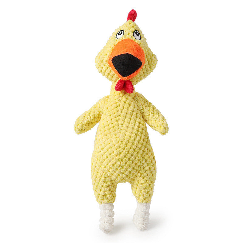 Pineapple Plush Squeaky Dog Toy - Velvet Sound Chew Toy