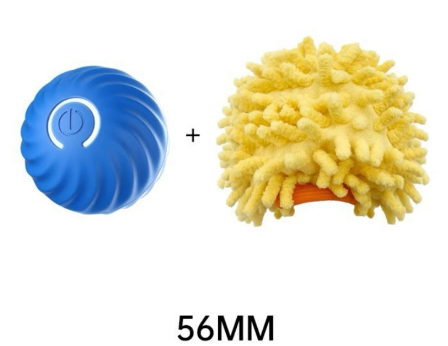 Bite Resistant Rubber Dog Ball - Bouncy Chew Toy for Aggressive Chewers