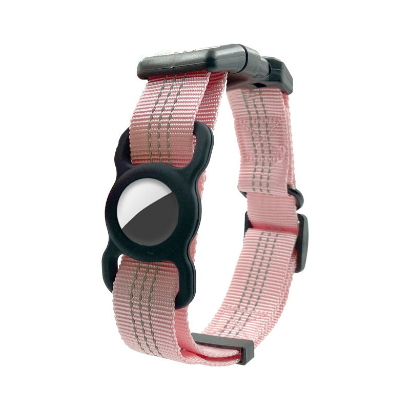AirTag Pet Collar Cover - Protective Polyester Tracker Holder Collar