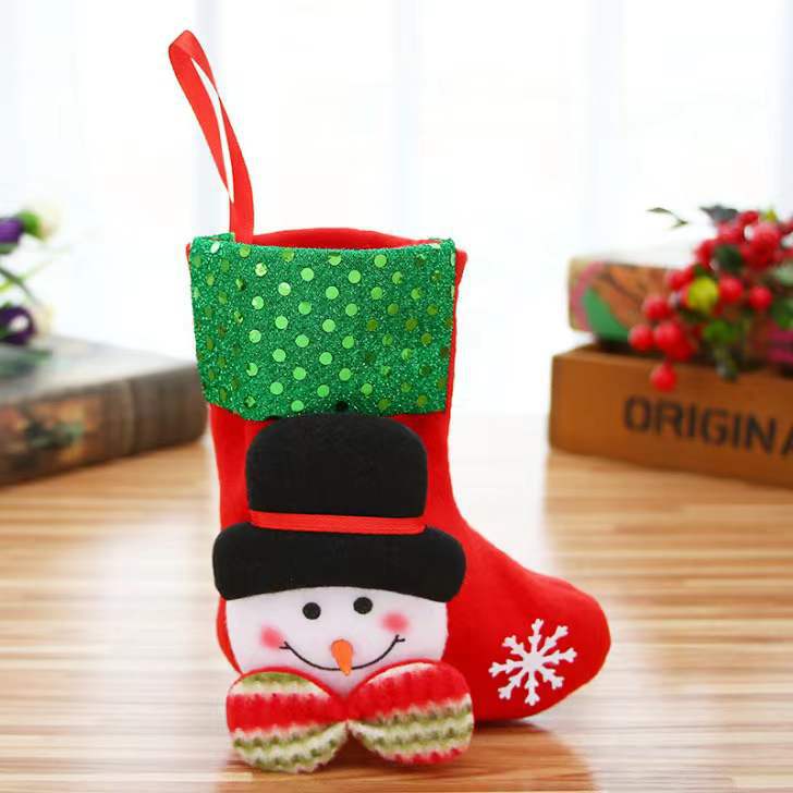 Christmas Decorations Stocking Pendant Gift Bag Hanging Piece
