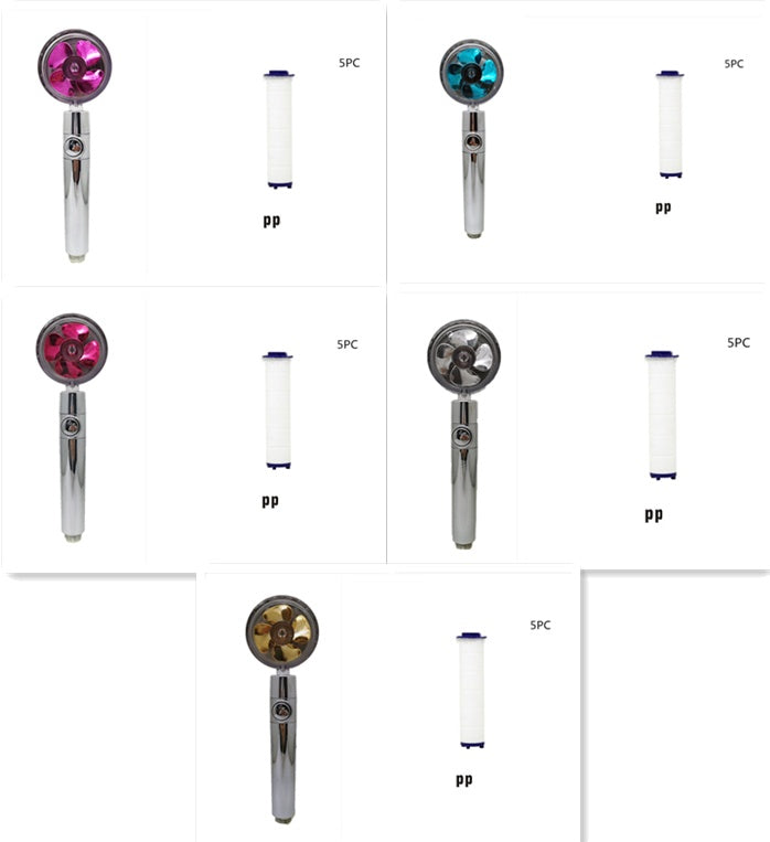 360° Rotating Water Saving Shower Head - High Pressure Rain Spray Nozzle