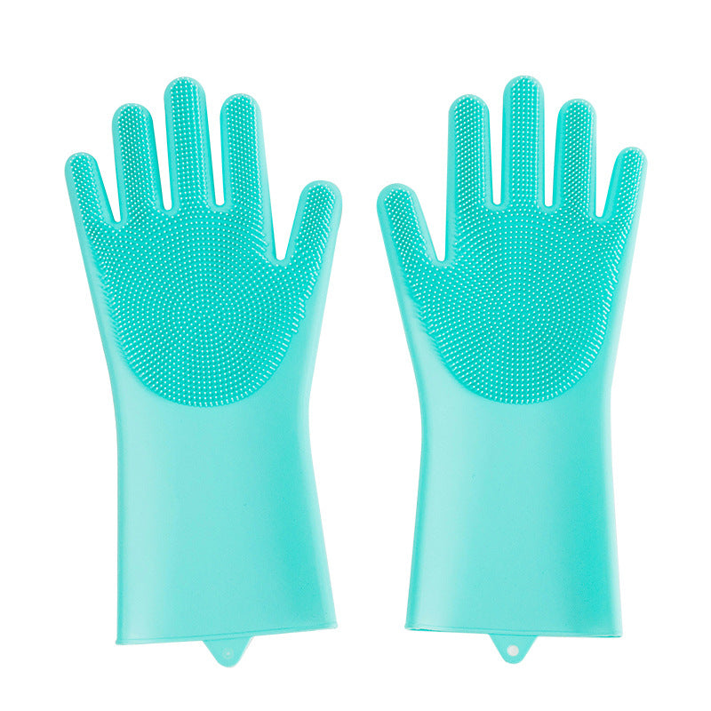 Silicone Pet Grooming Glove - Massage Bath Brush Mitt for Dogs & Cats