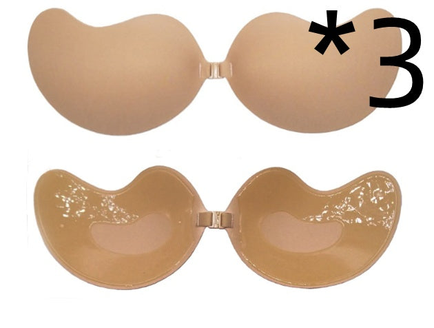 Invisible Push Up Bra Backless Strapless Seamless Front Closure