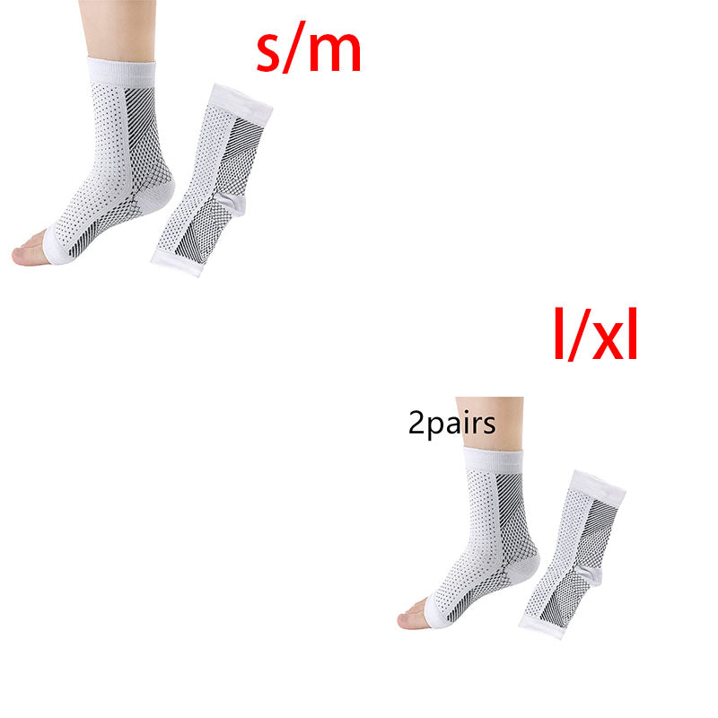 Invisible Heel Compression Socks - Plantar Support Ankle Sleeves