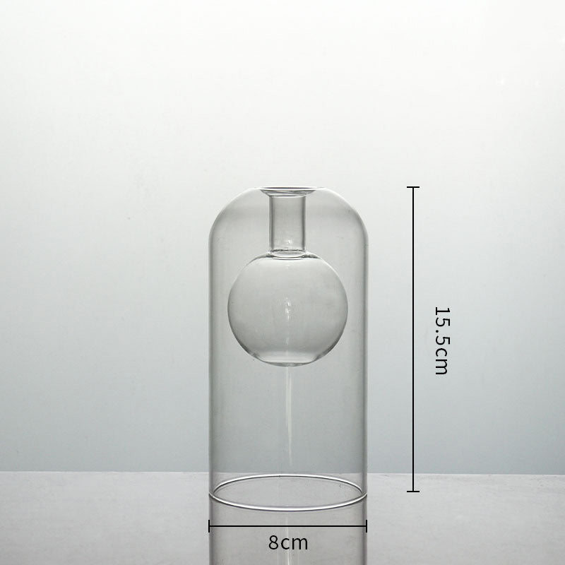Modern Glass Vase - Home & Room Decor Flower Vase