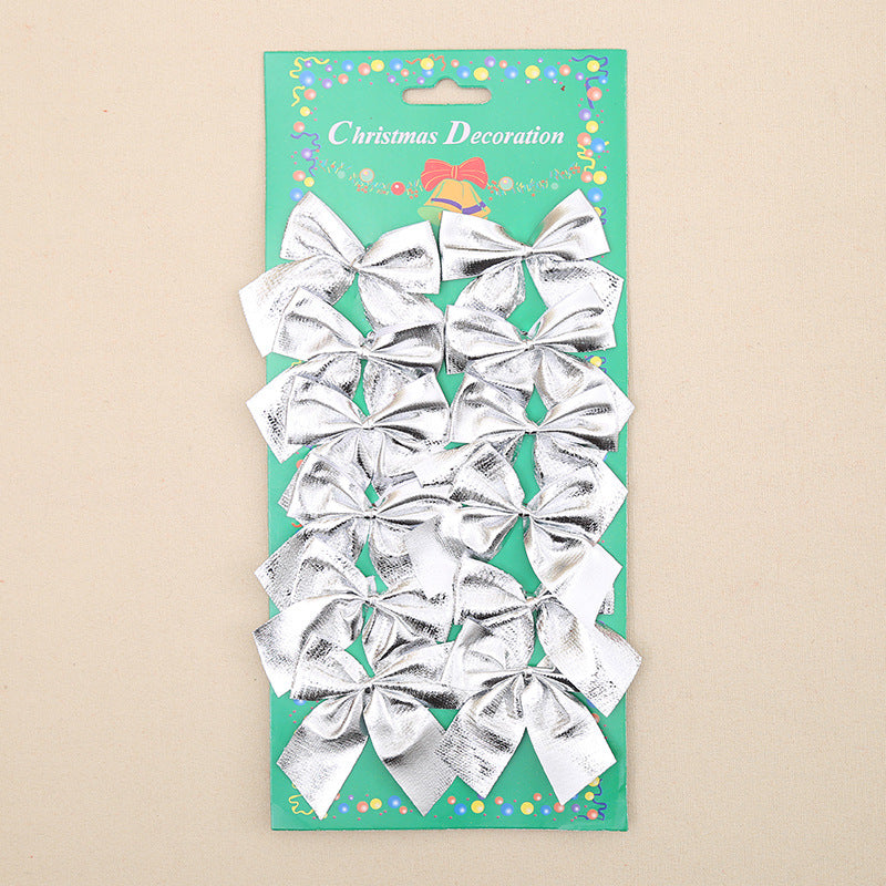Christmas Tree Ornaments Decoration Bow | Xmas Holiday Decor