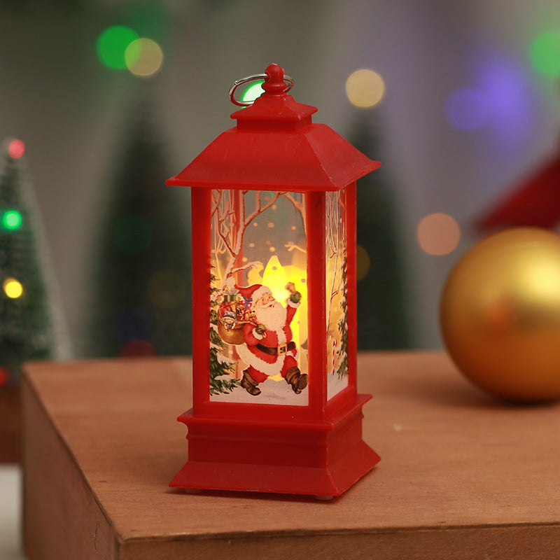 Christmas Decorations Flame Candlestick Lamp | Xmas Holiday Decor