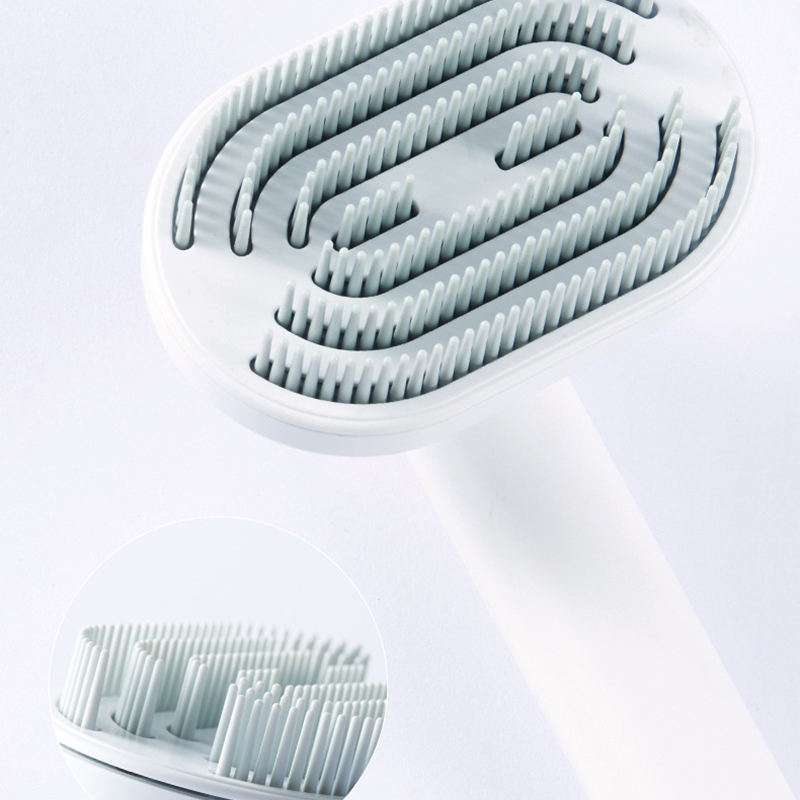 Arc Slicker Brush - Self-Cleaning Pet Comb to Remove Loose Undercoat