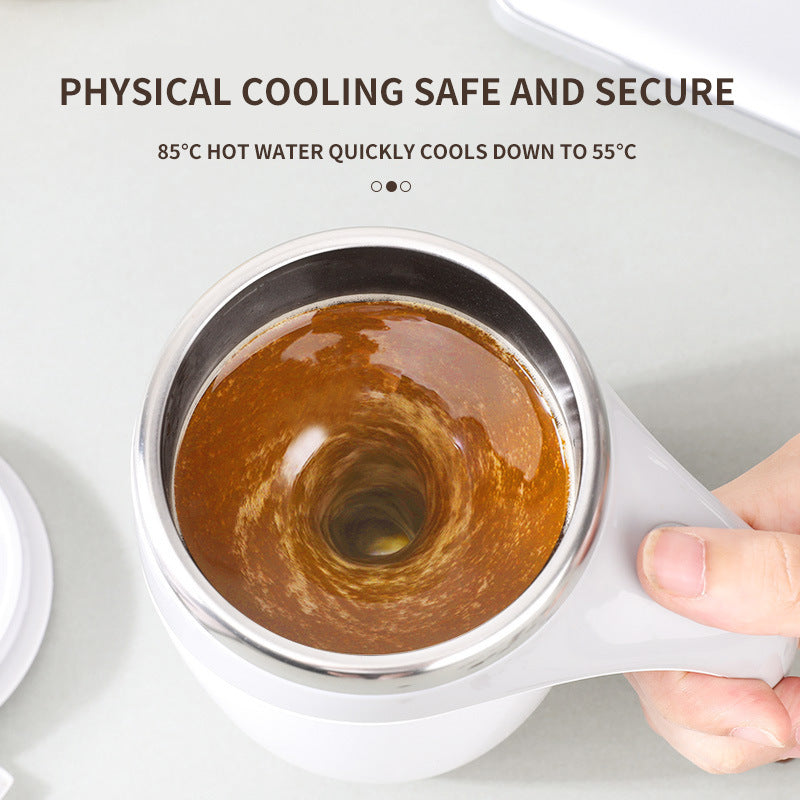 Automatic Self-Stirring Stainless Steel Mug