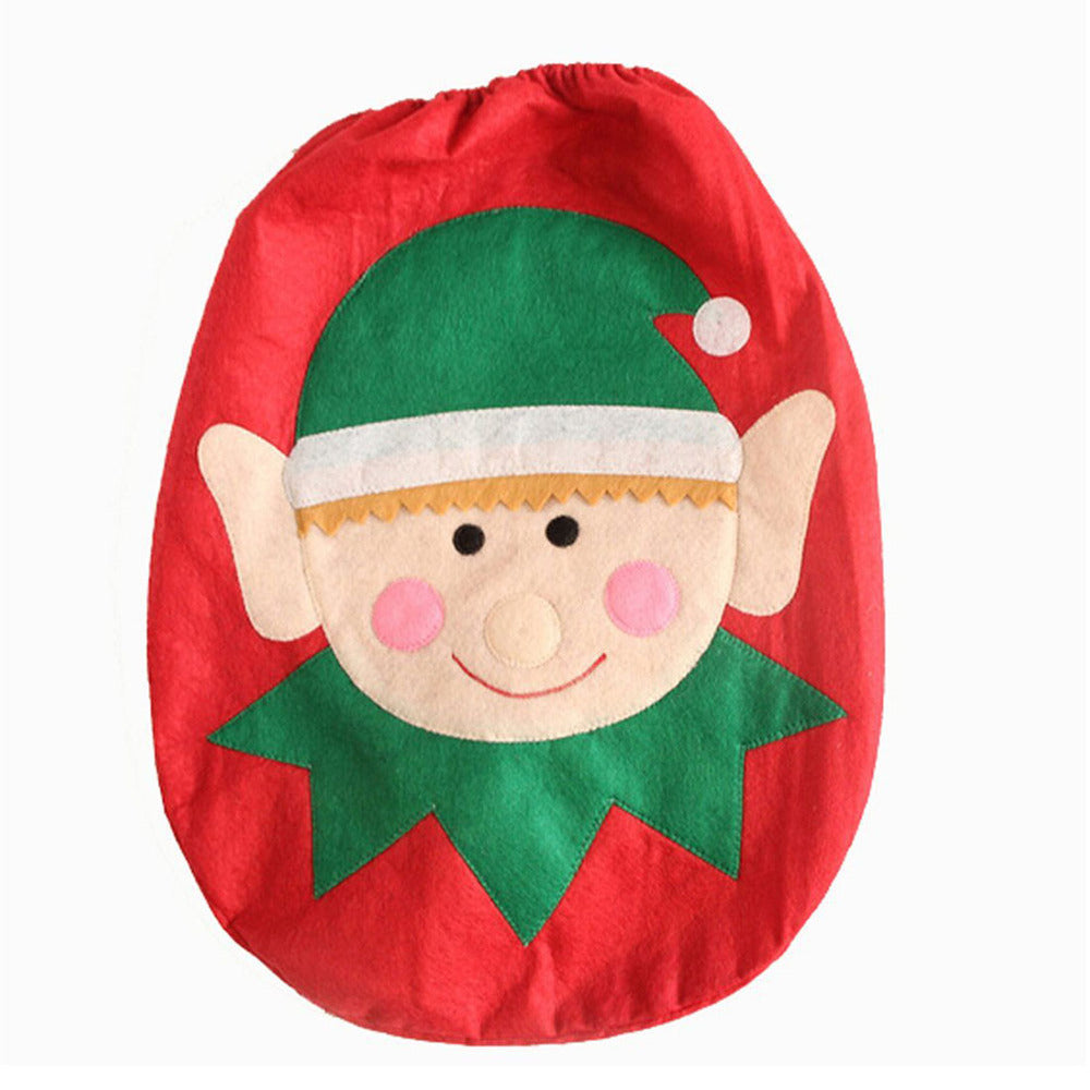 Christmas Toilet Seat Cover | Xmas Holiday Decor