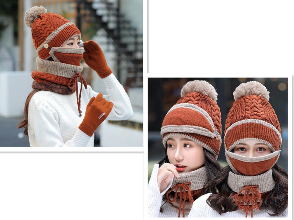Plus Velvet Thick Bib Mask – Women's Fashion