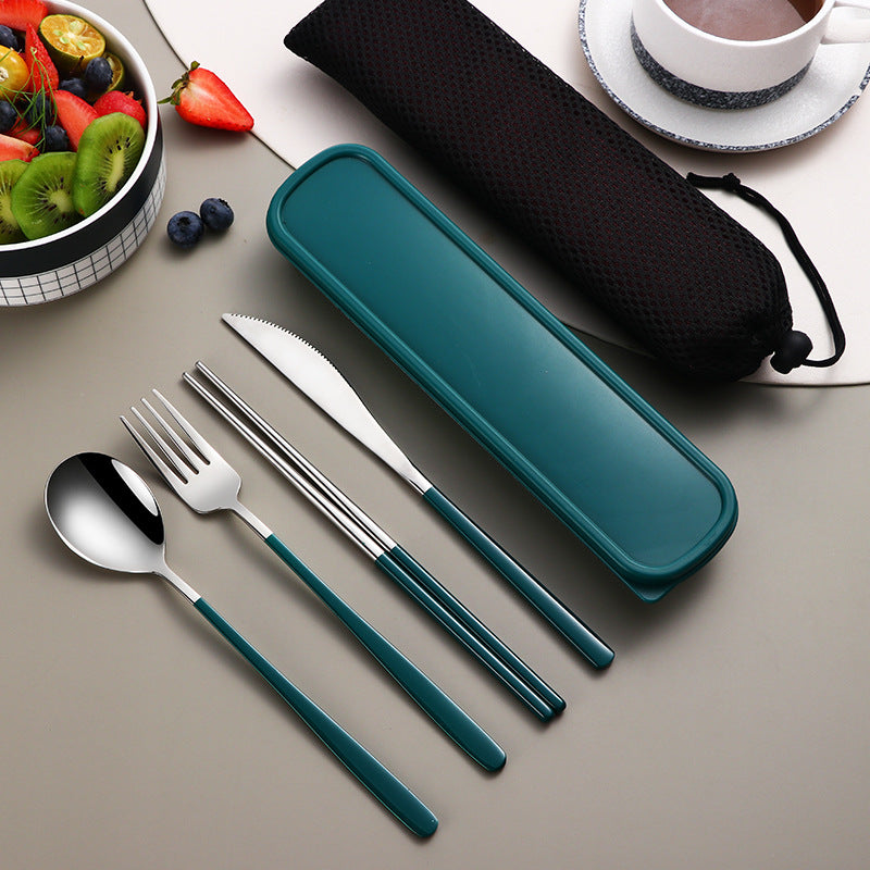 304 Dinnerware Set Flatware Kitchen Accessories Camping Travel Sets