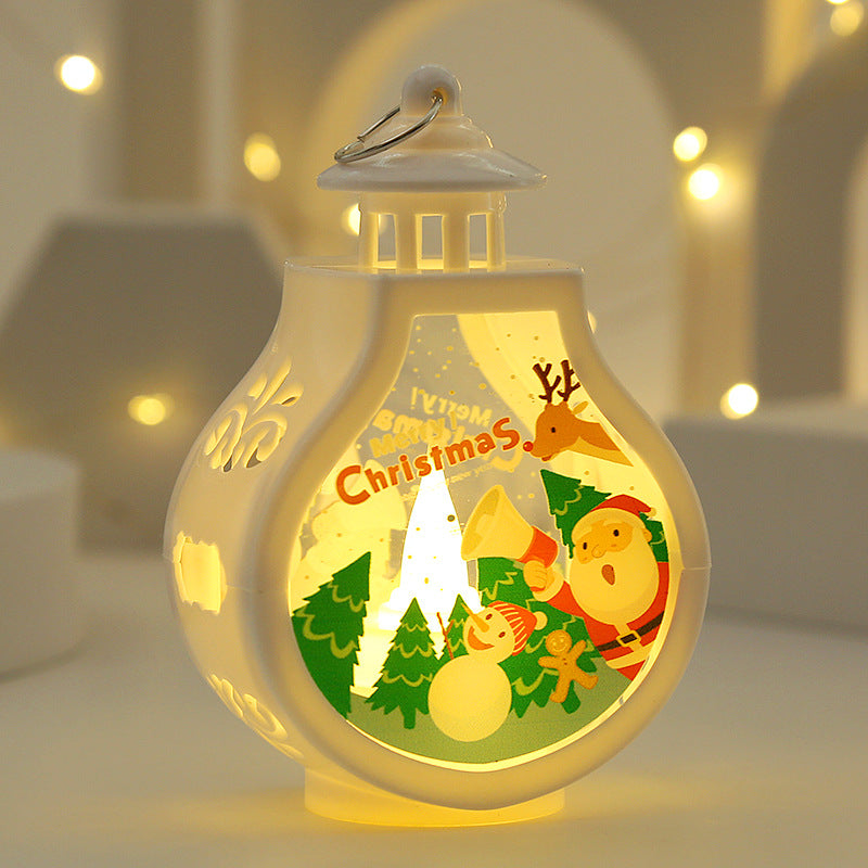 Christmas Candle Lamp Romantic Ornaments | Xmas Holiday Decor