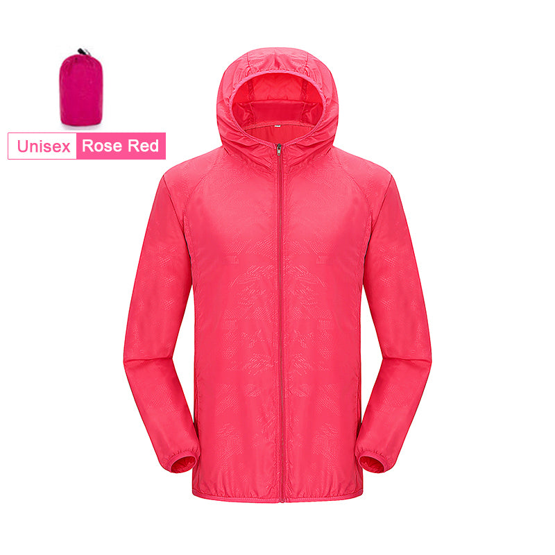 Mens and Women's Skin Windbreaker UV Protection Sunscreen Clothing