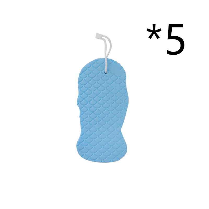 3D Fish Scale Body Scrub Sponge - Exfoliating Bath Sponge